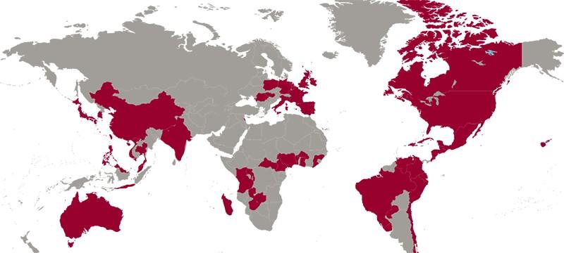 STM全球地图